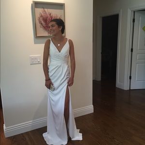 White prom dress!